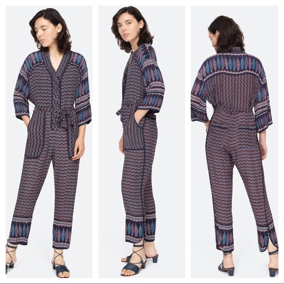 Sea New York Flora Kimono jumpsuit - Picture 1 of 8